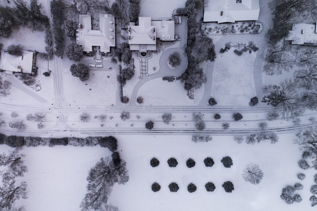 snow, winter, white, cold, weather, ice, trees, plants, nature, household, aerial, design, urban planning, blue plan, blue planning, urban planning, urban planning, urban planning, urban planning, urban planning